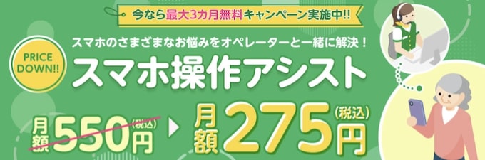 mineoスマホ操作アシスト3ヶ月無料キャンペーン【24:10:31まで】