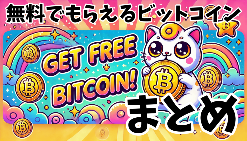 無料でもらえるビットコインまとめ