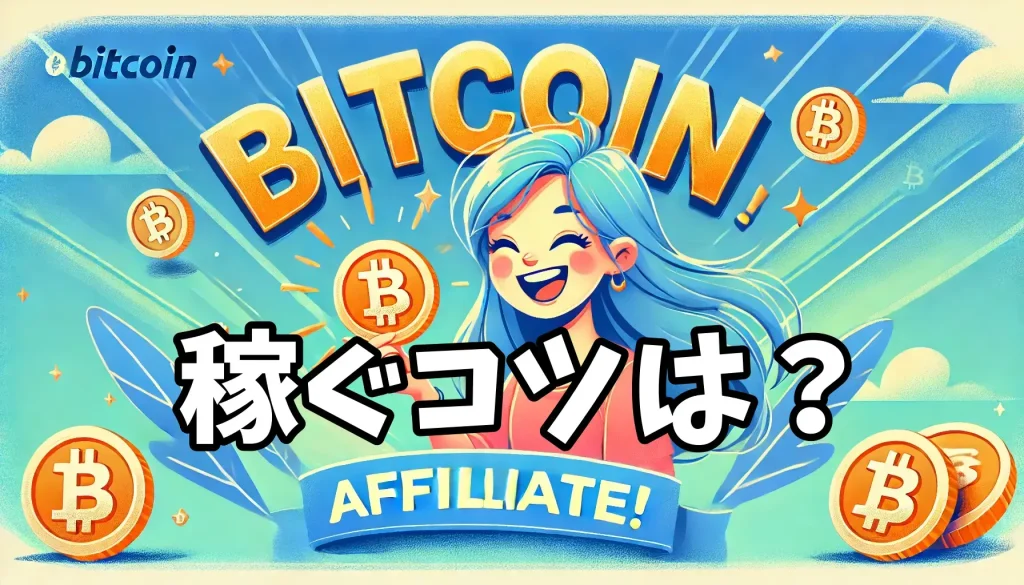 仮想通貨アフィリエイト稼ぐコツ