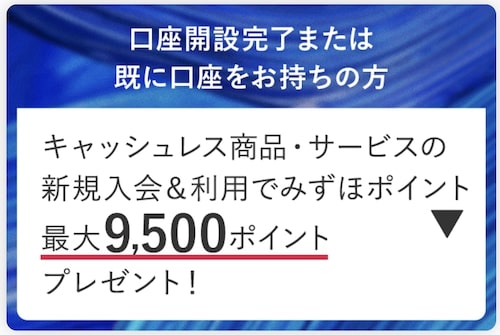 みずほ楽天カードの新規発行・利用｜最大9,500P