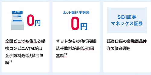 SBI新生銀行がおすすめな理由